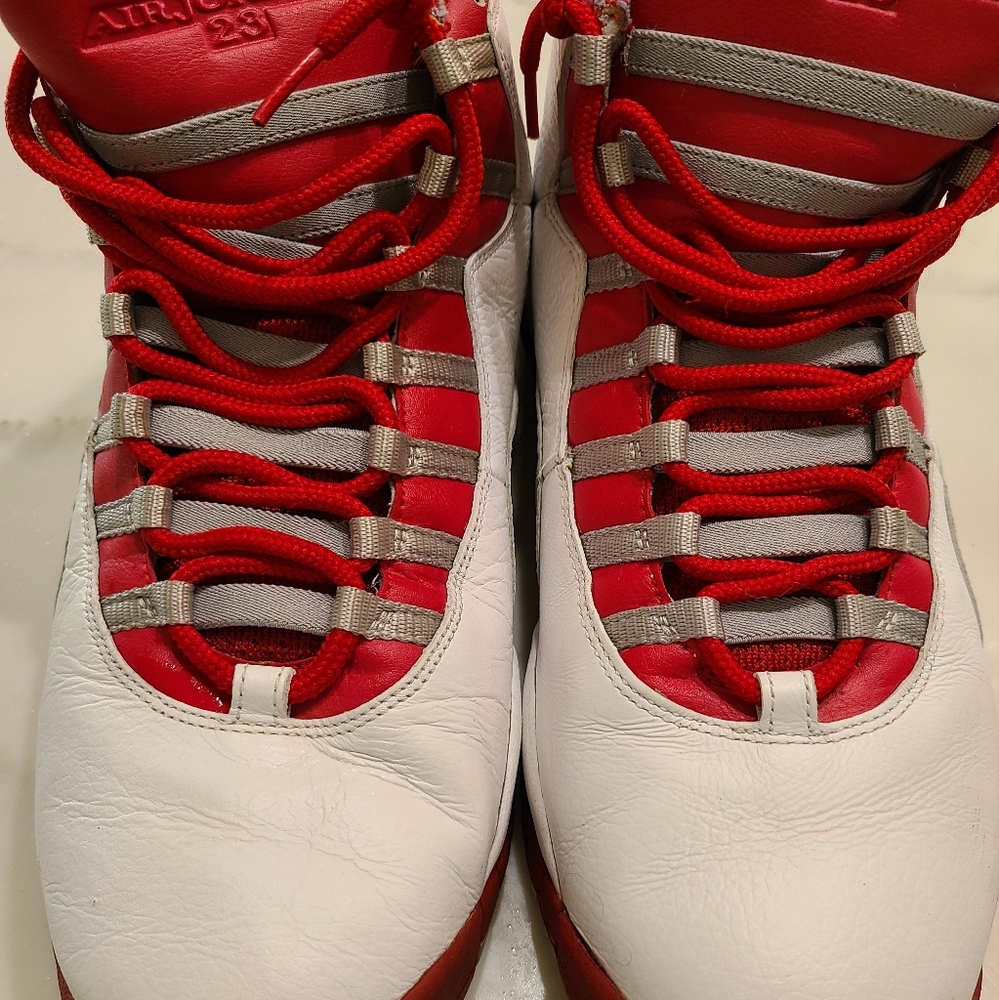 Jordan 10 Retro Red/White 2005